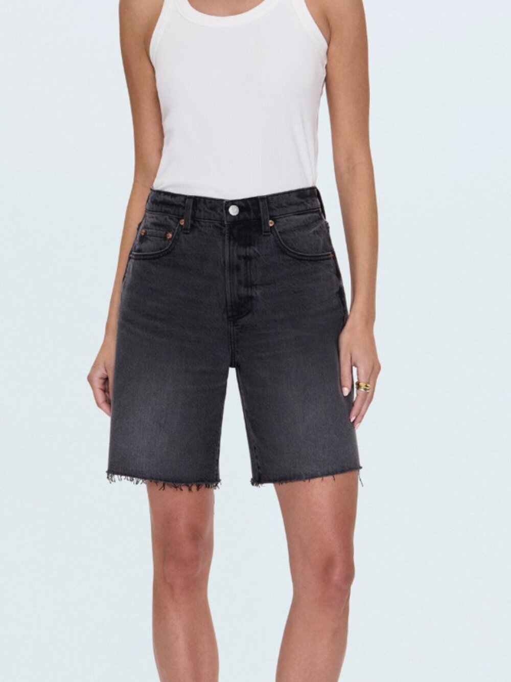NWT Pistola Kaylee High Rise Pinched Loose Short - After Hours